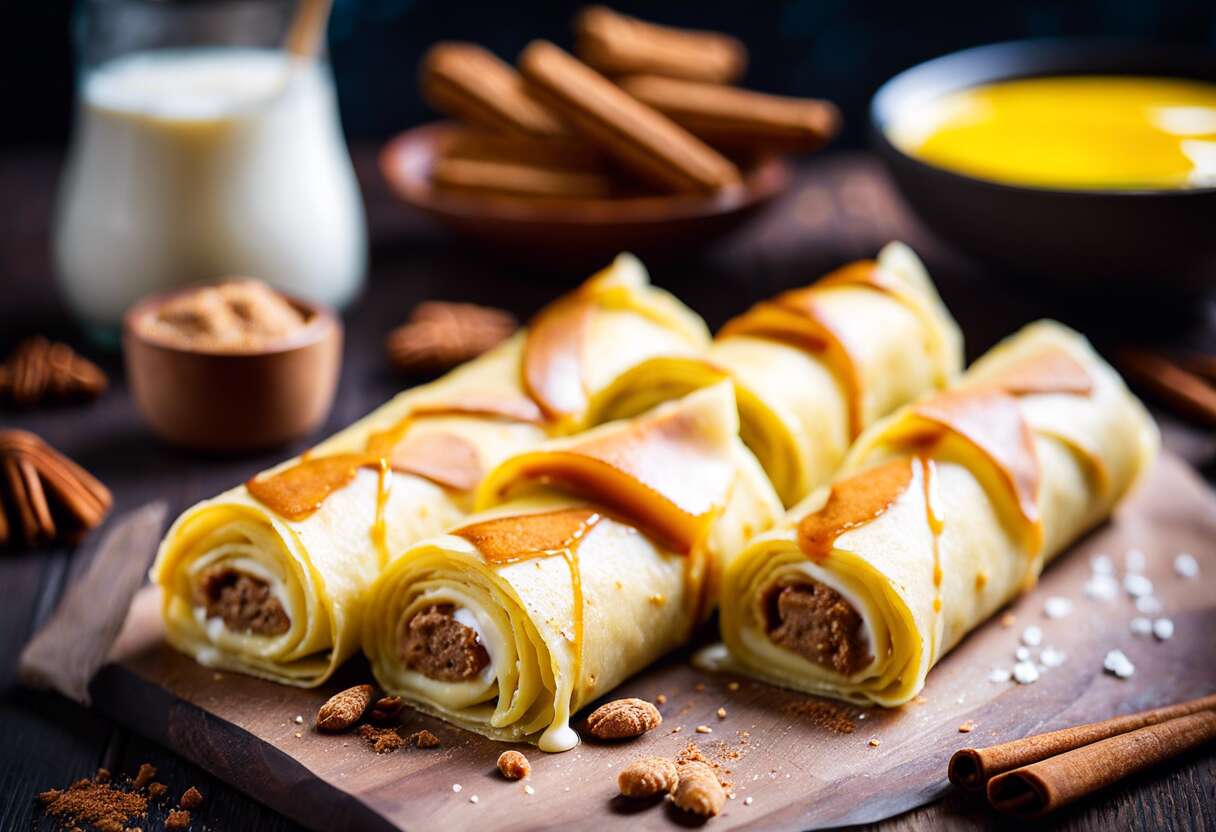 Comment réaliser facilement des makis de crêpes à la pâte à tartiner au Speculoos ?