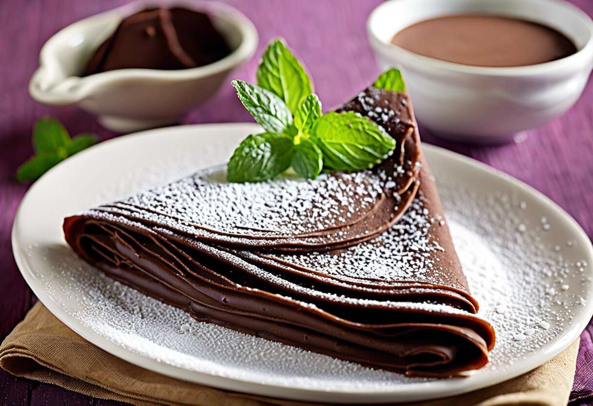 Recette de crêpe au chocolat : garnitures traditionnelles bretonnes