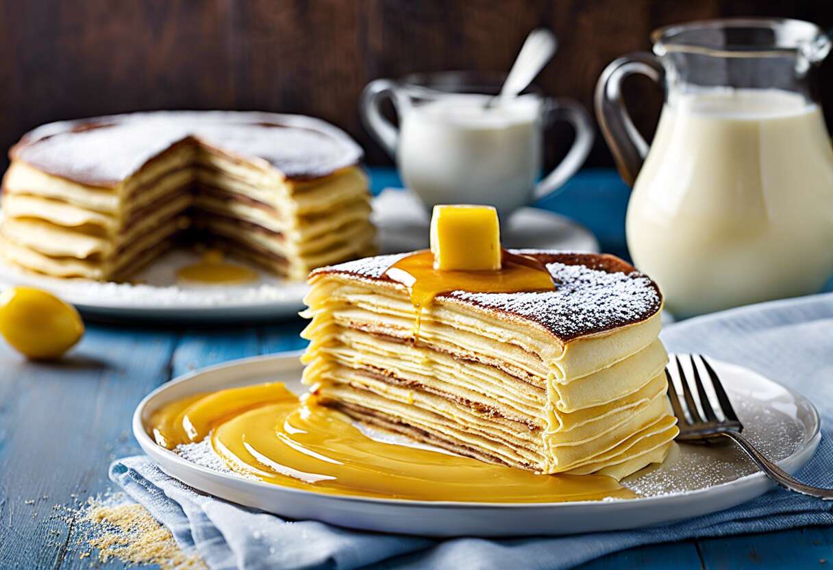 Comment réussir un délicieux gâteau de crêpes à la pâte à tartiner Banania ?