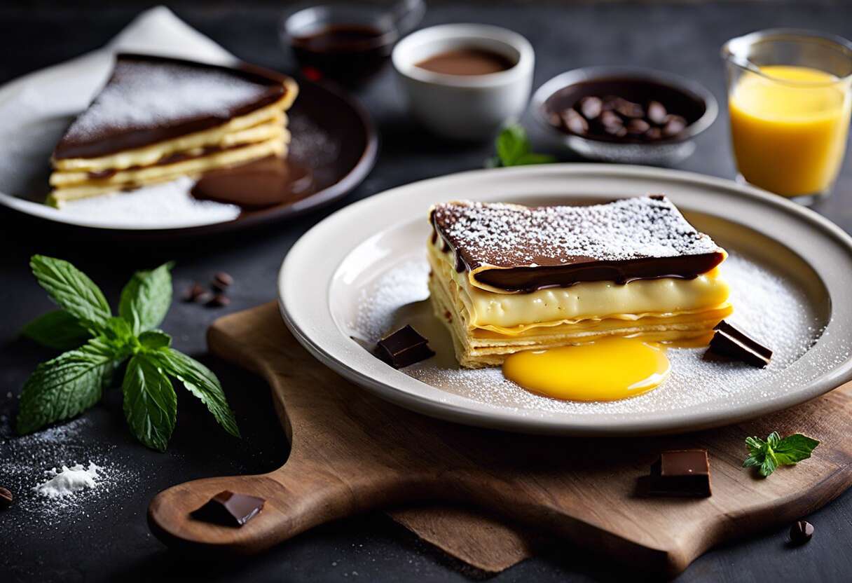 Comment réussir une terrine de crêpes façon Opéra pour épater vos convives ?