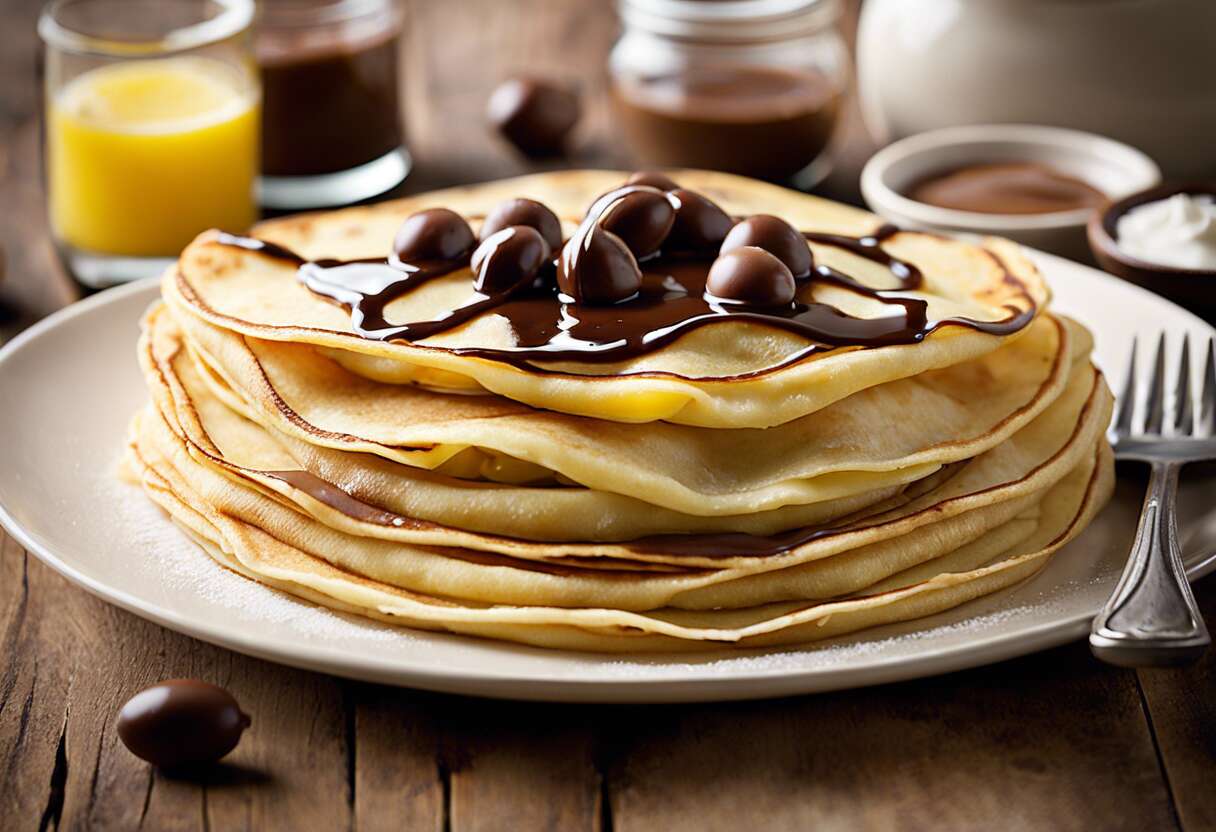 Recette de crêpes au Nutella : simple et délicieuse