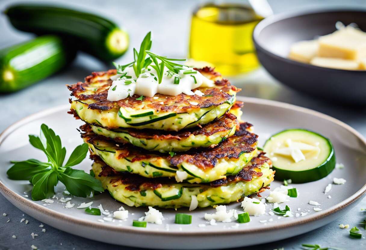 Recette facile de galettes de courgette : délices et simplicité