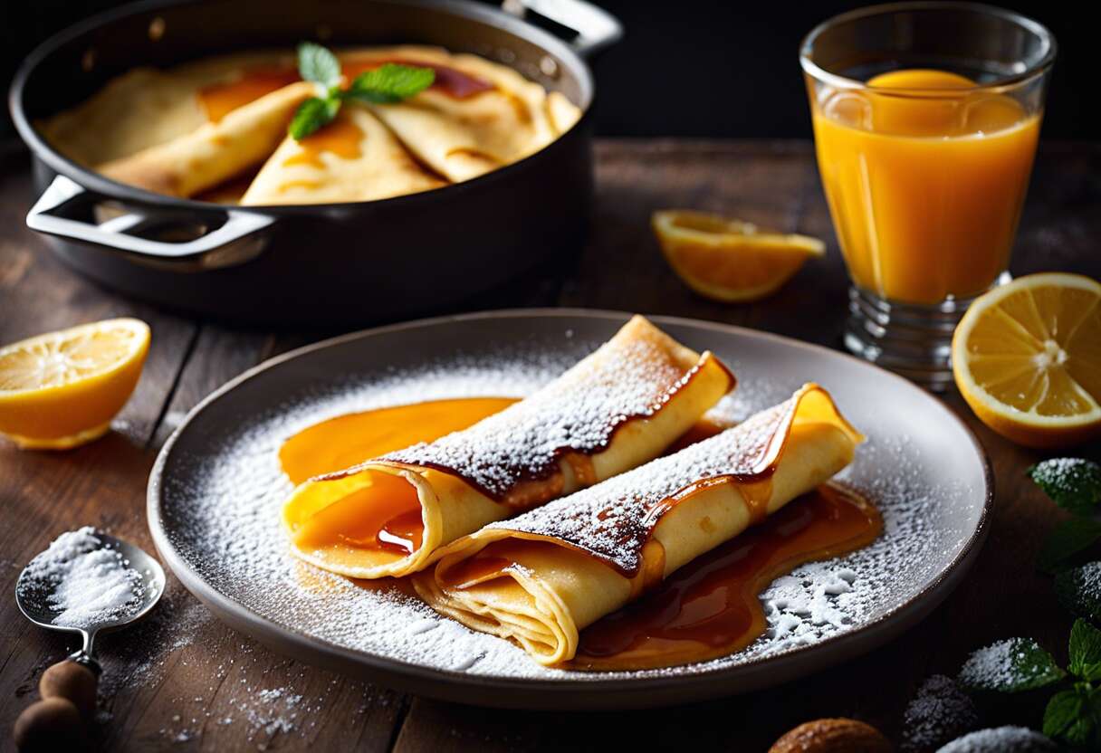 Recette de crêpes Suzette pour la Chandeleur : tradition et gourmandise