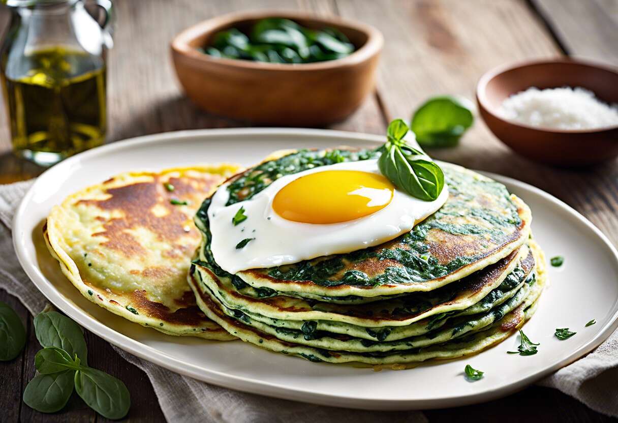 Spenatplättar : recette de crêpes suédoises aux épinards facile et saine