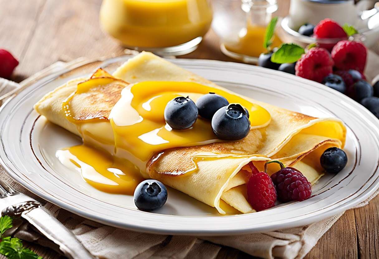 Crêpes au sabayon et rhum : une recette gourmande