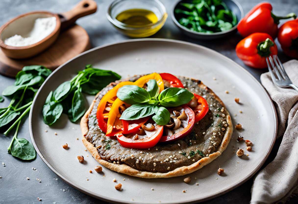 Recette de galette de sarrasin végétarienne