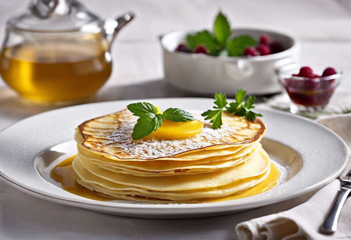 Saint-Jacques en écailles de crêpes au sarrasin