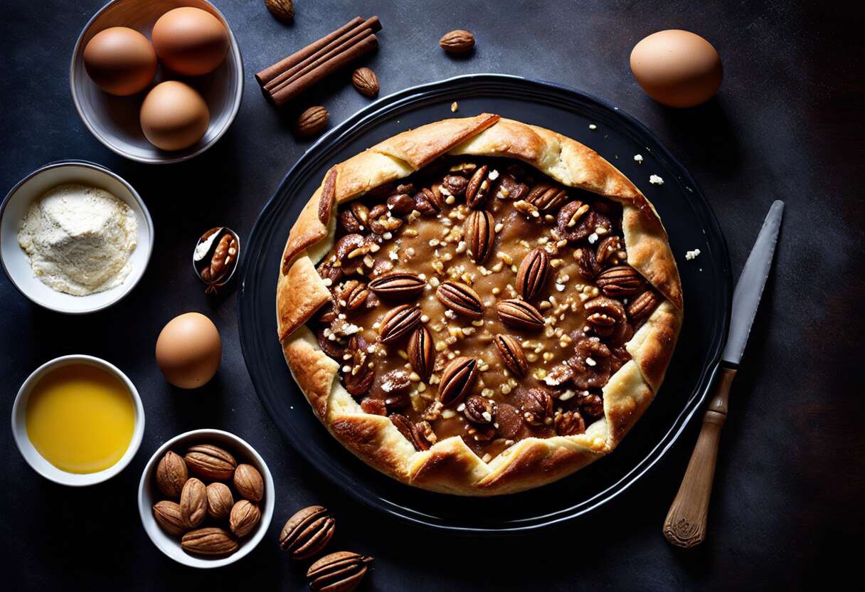 Recette de galette aux noix