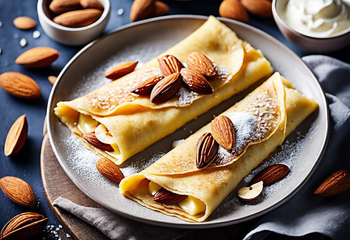 Recette de crêpe aux amandes