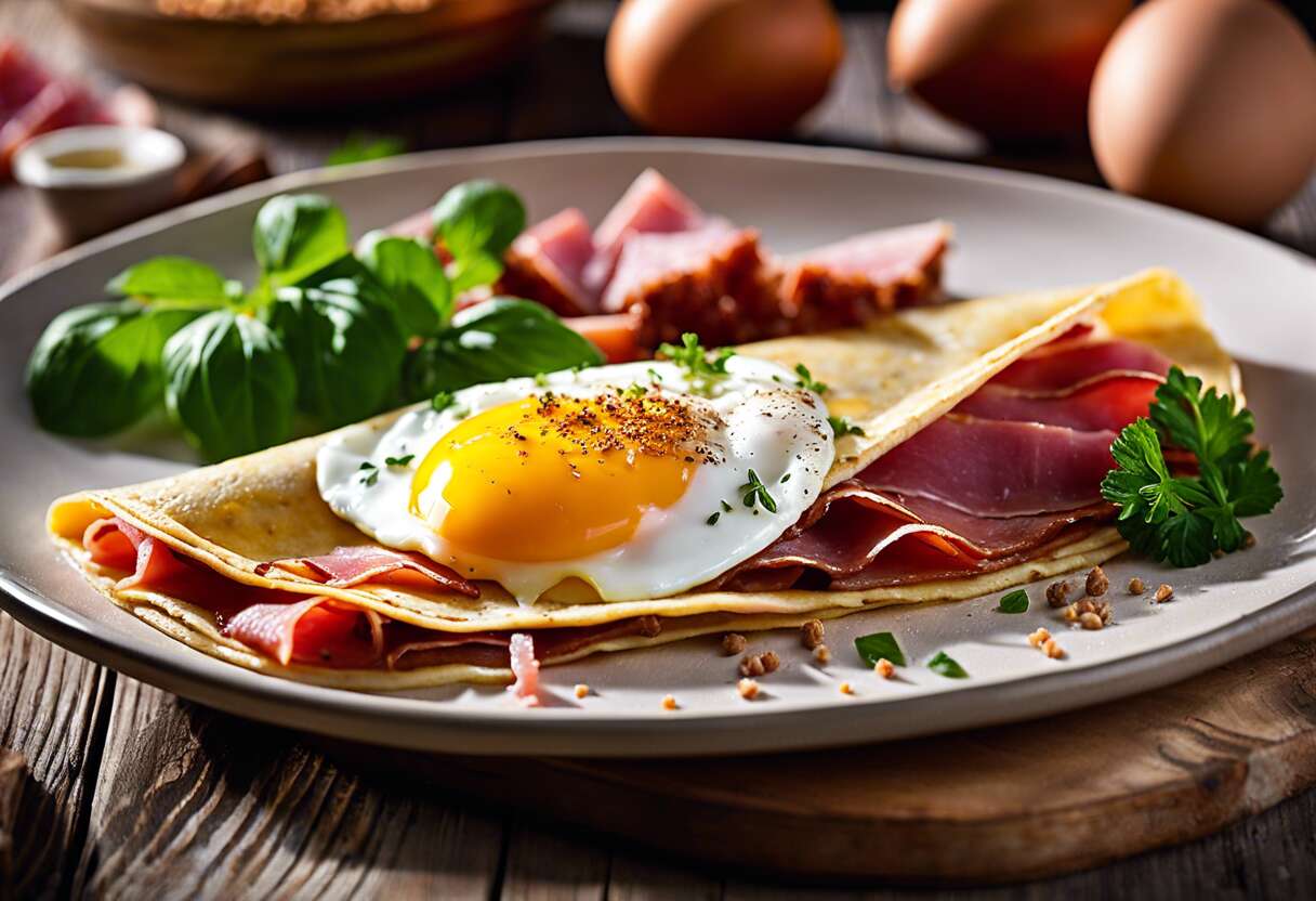 Crêpe Vonnassienne Complète au Sarrasin