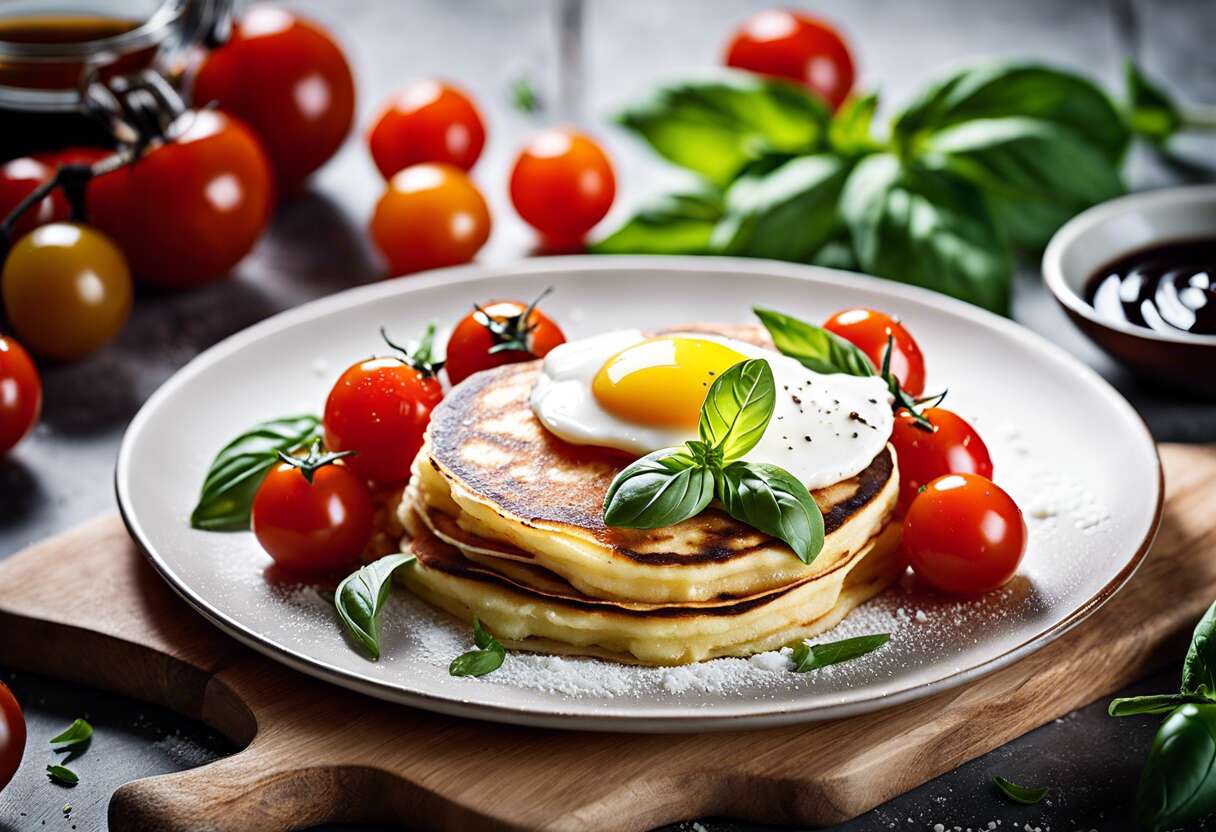 Pancakes de Bruschetta Italienne : une recette savoureuse