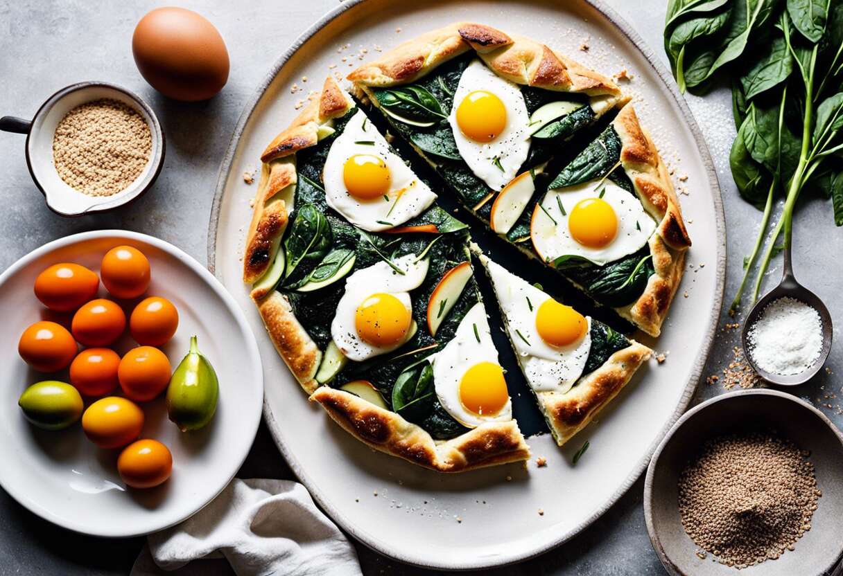 Recette de galette à la ricotta végétarienne