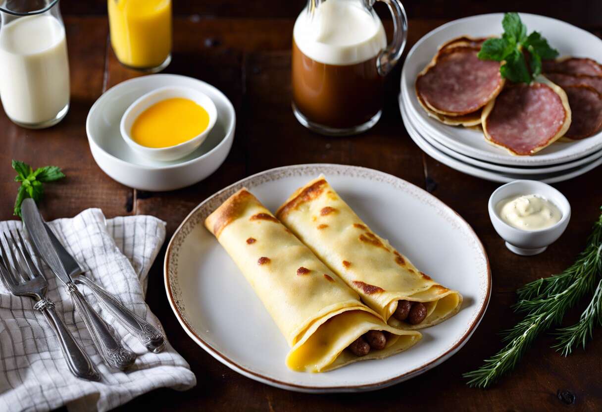 Crêpes aux saucisses : la recette facile et gourmande
