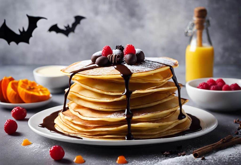 Crêpes terrifiantes pour Halloween