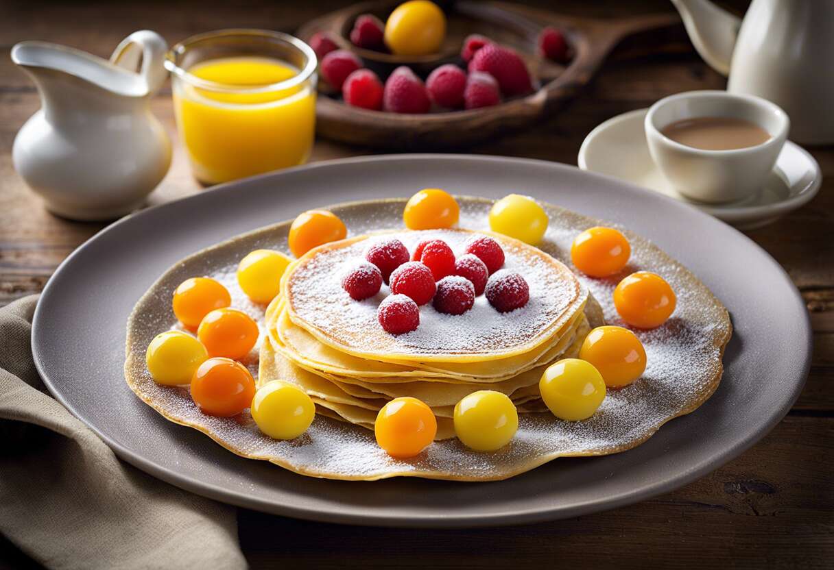 Bonbons croustillants de crêpes au sarrasin
