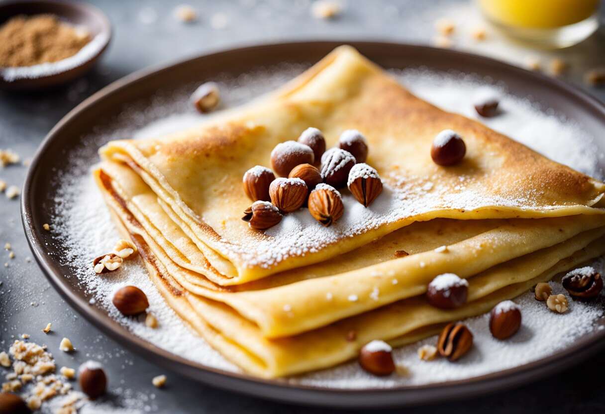 Recette de crêpes aux noisettes : délicieuses et faciles à préparer