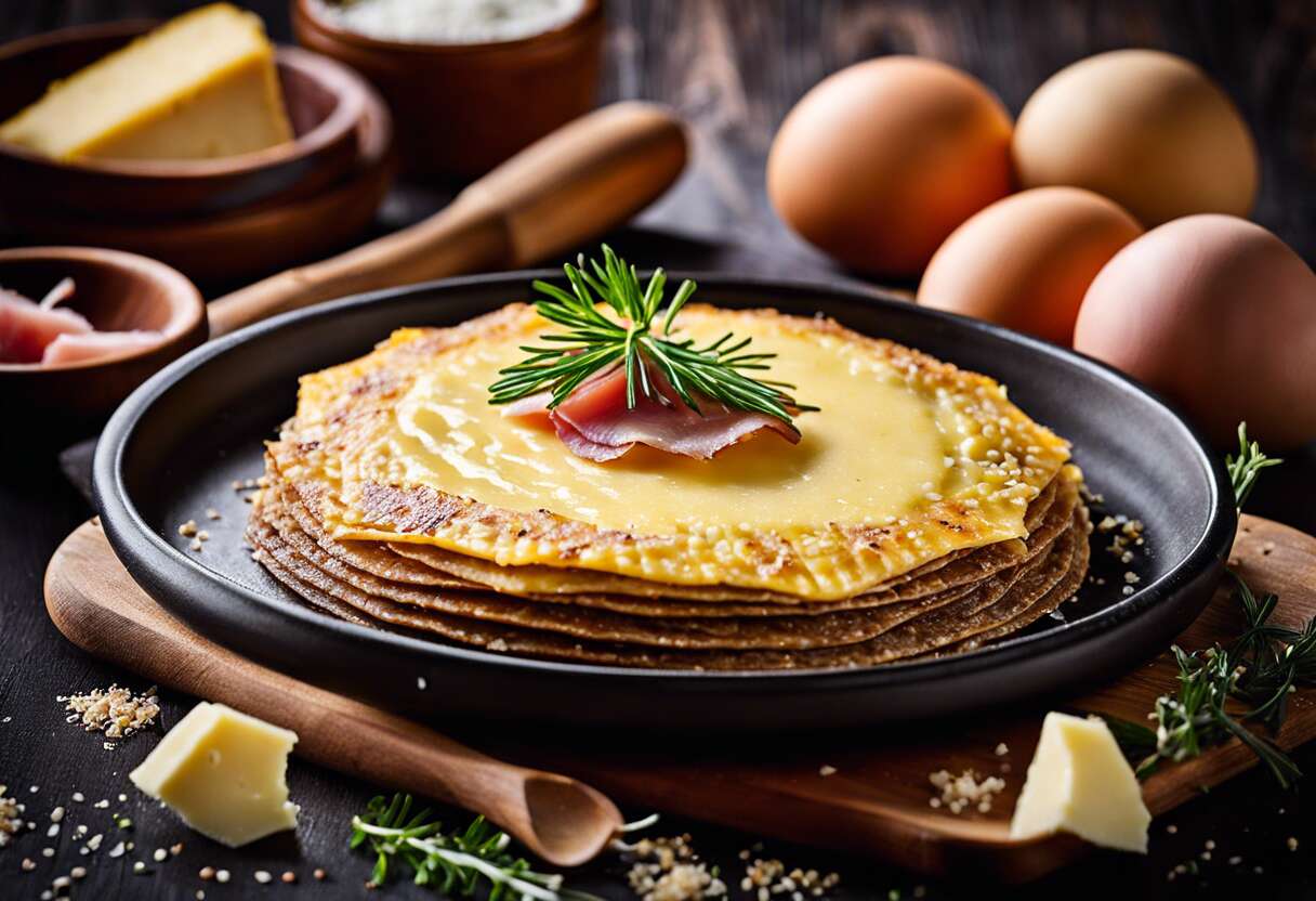 Recette de galette de sarrasin farcie