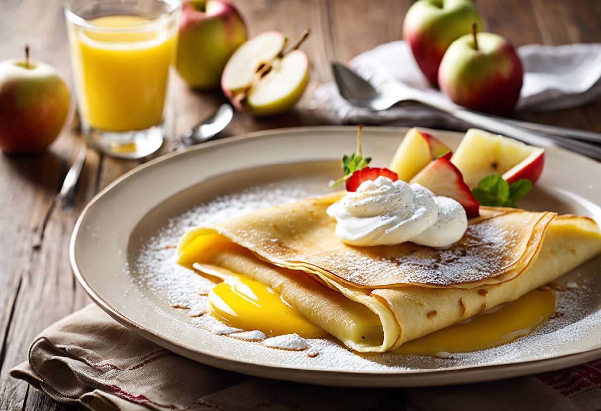 Recette de la crêpe aumônière