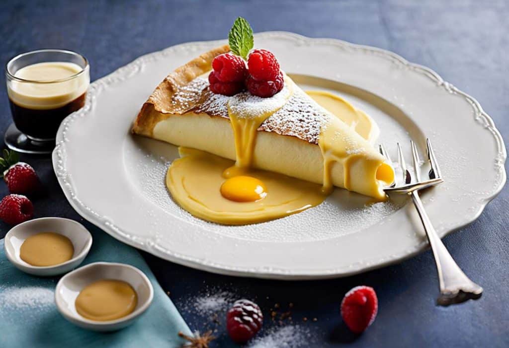 Recette de crêpe au sabayon au café