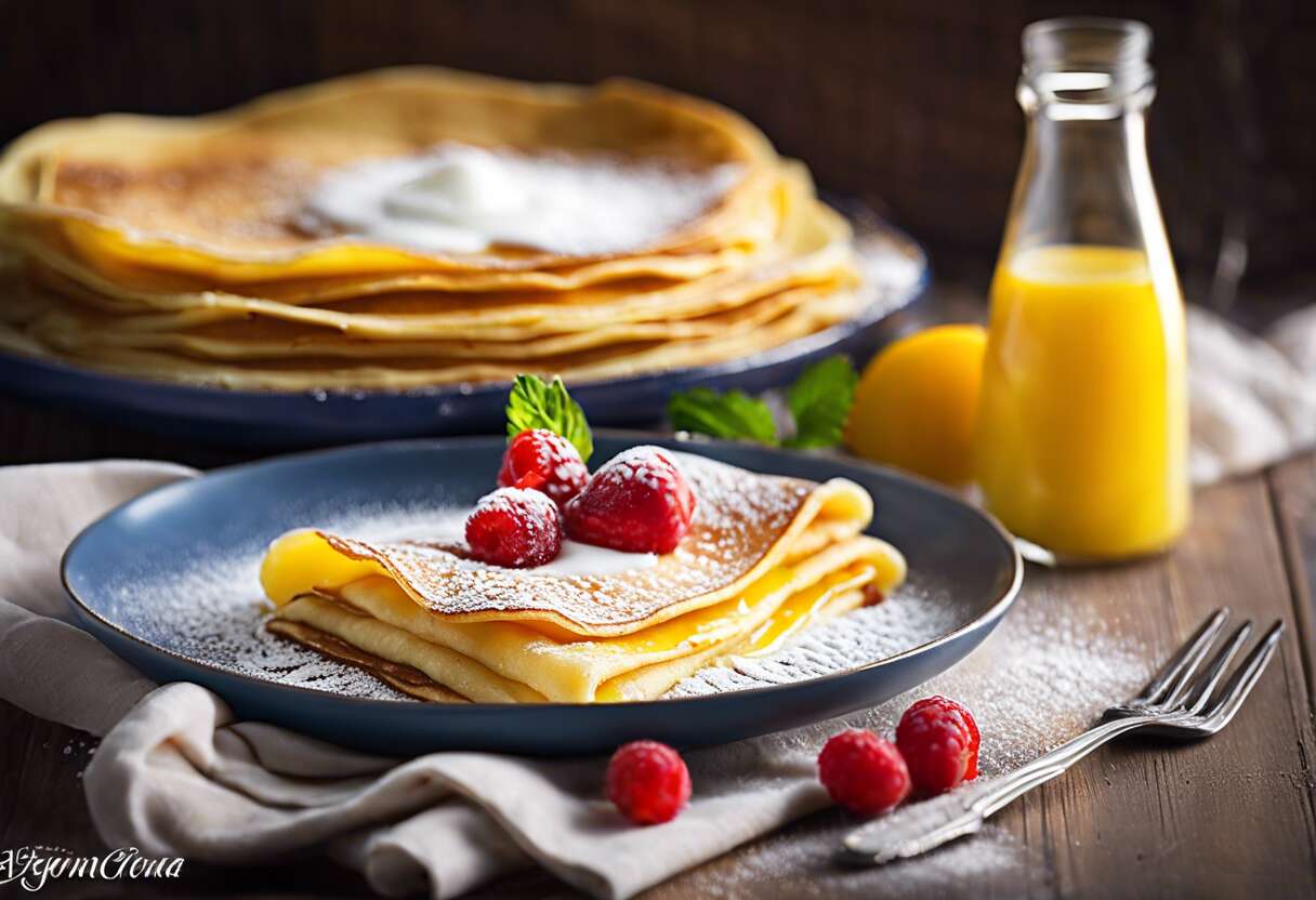 Crêpes Melba : une recette gourmande