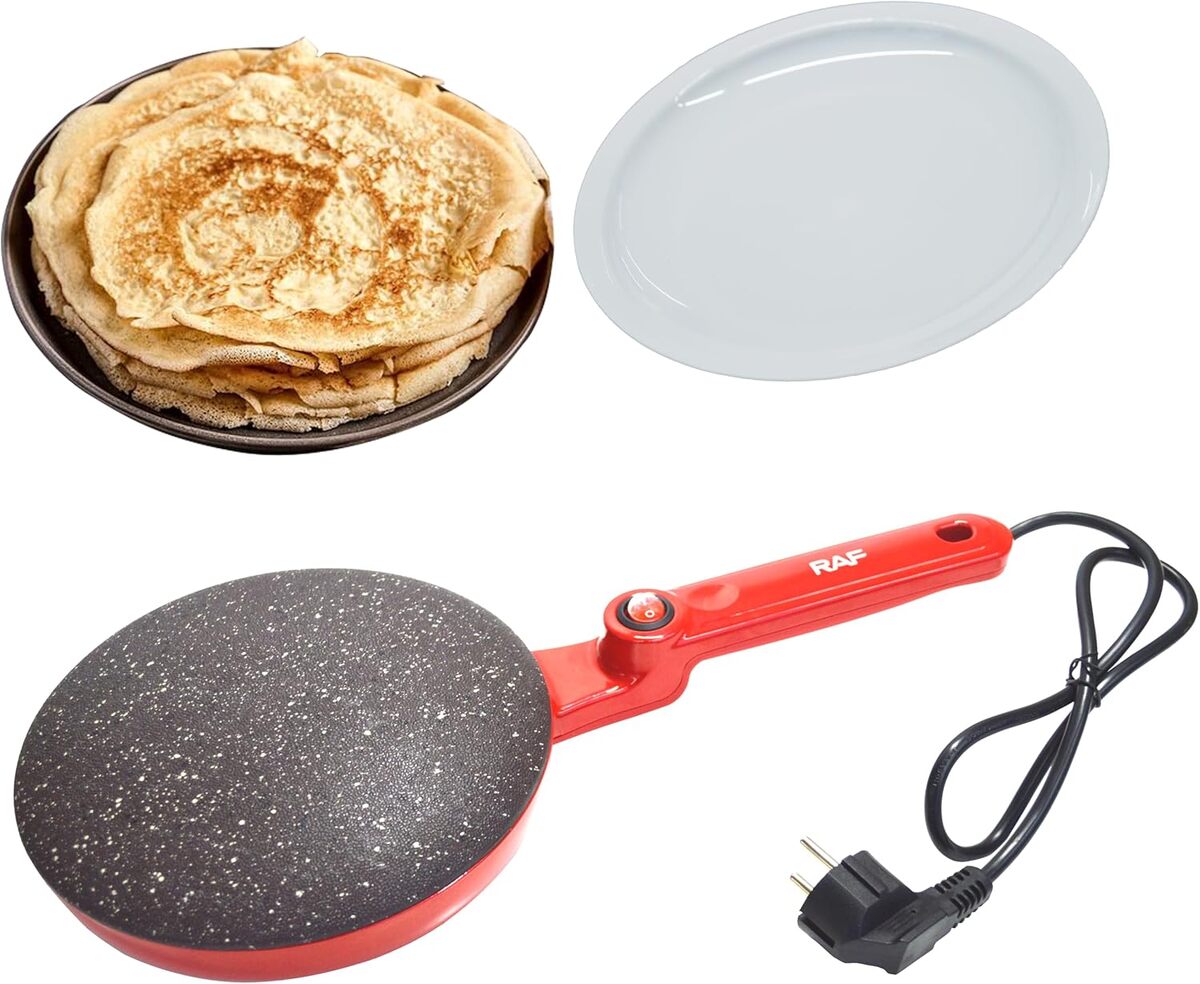 Crêpière électrique 650W : finesse et antiadhésif au rendez-vous !