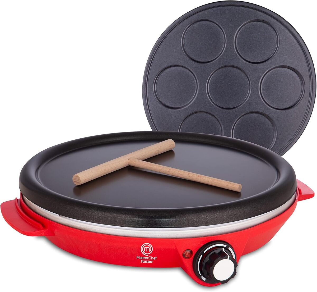 Masterchef Junior Easy Party 2 en 1 : crêpière Électrique Multifonctions