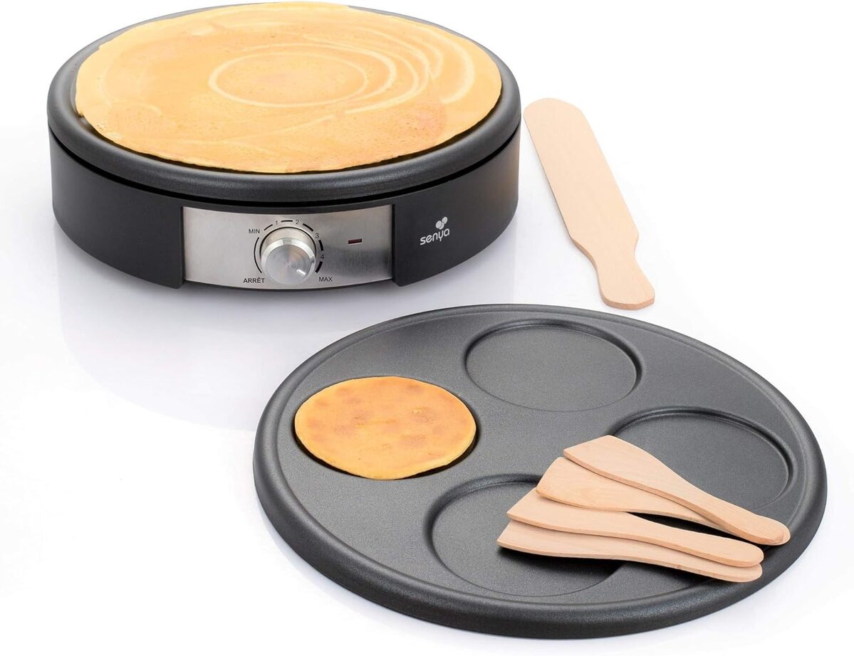 Test SENYA : crêpière 2-en-1, cuisson Rapide et Sans PFOA