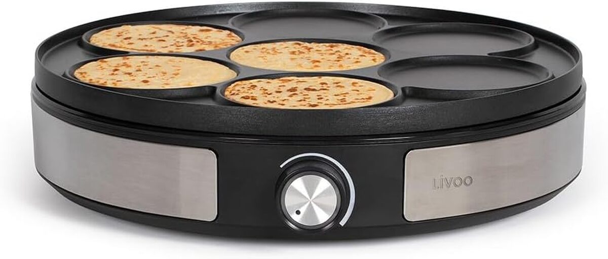 Test de la crêpière réversible Livoo DOP247