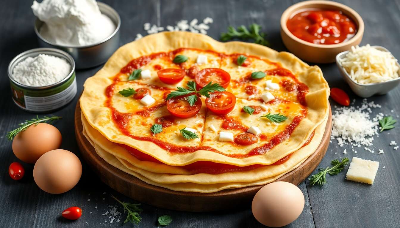 Crêpes au thon façon pizza : recette gourmande et originale