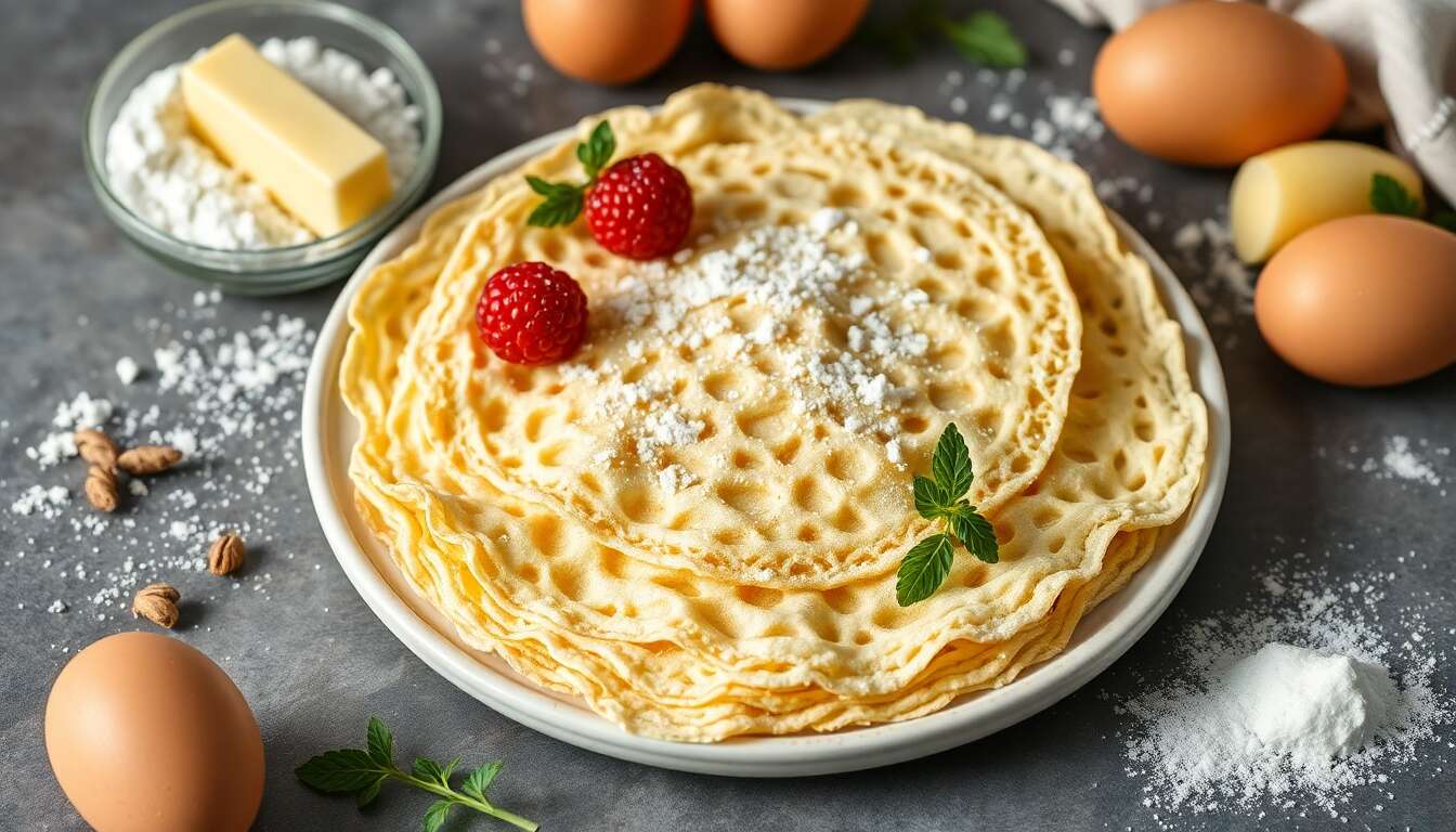 Recette de crêpes dentelles croustillantes