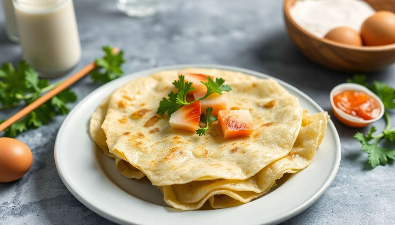 Crêpes aux choux chinois : une recette délicieuse et originale