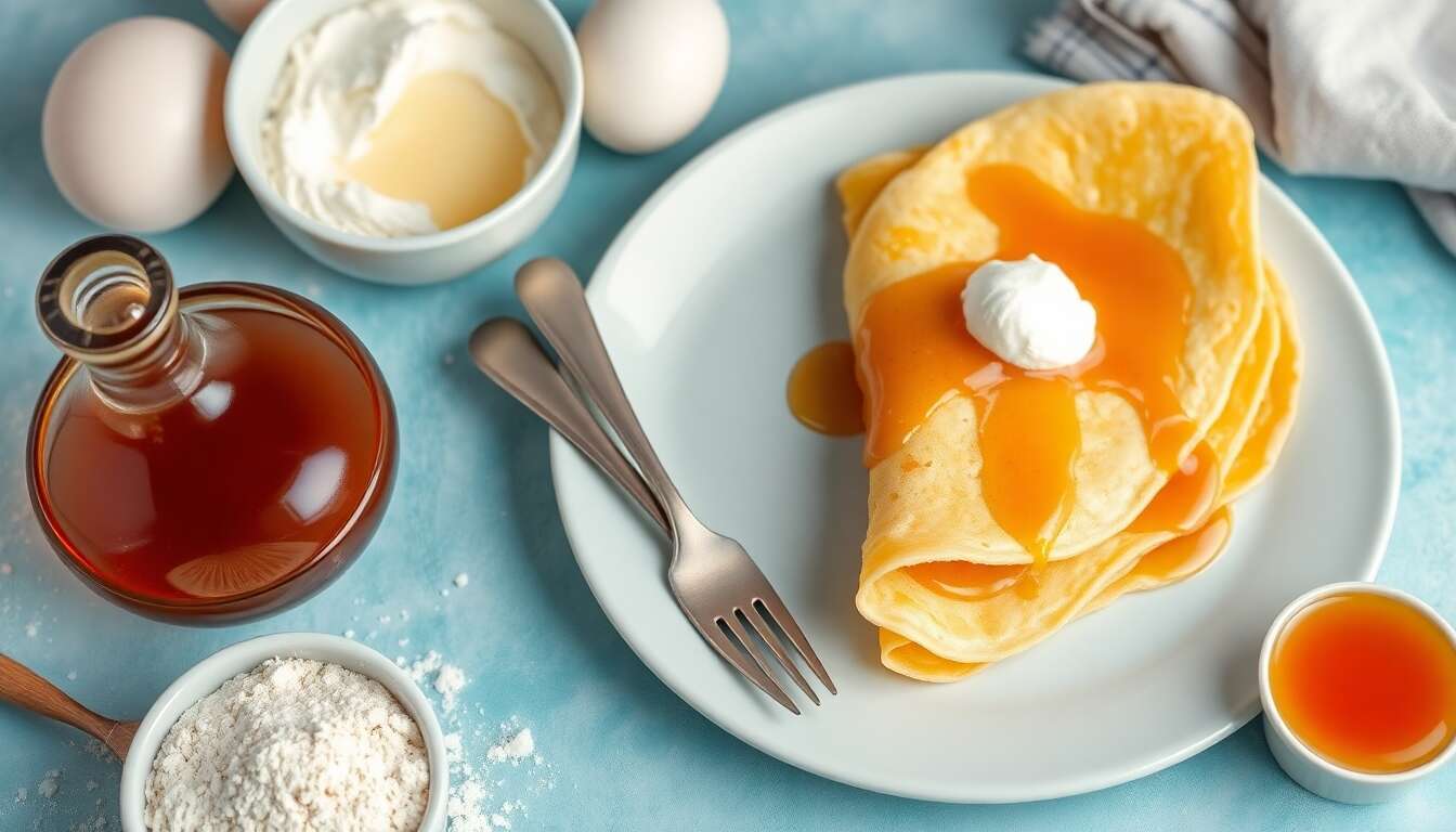 Crêpes gourmandes au sirop d'érable : une recette délicieuse