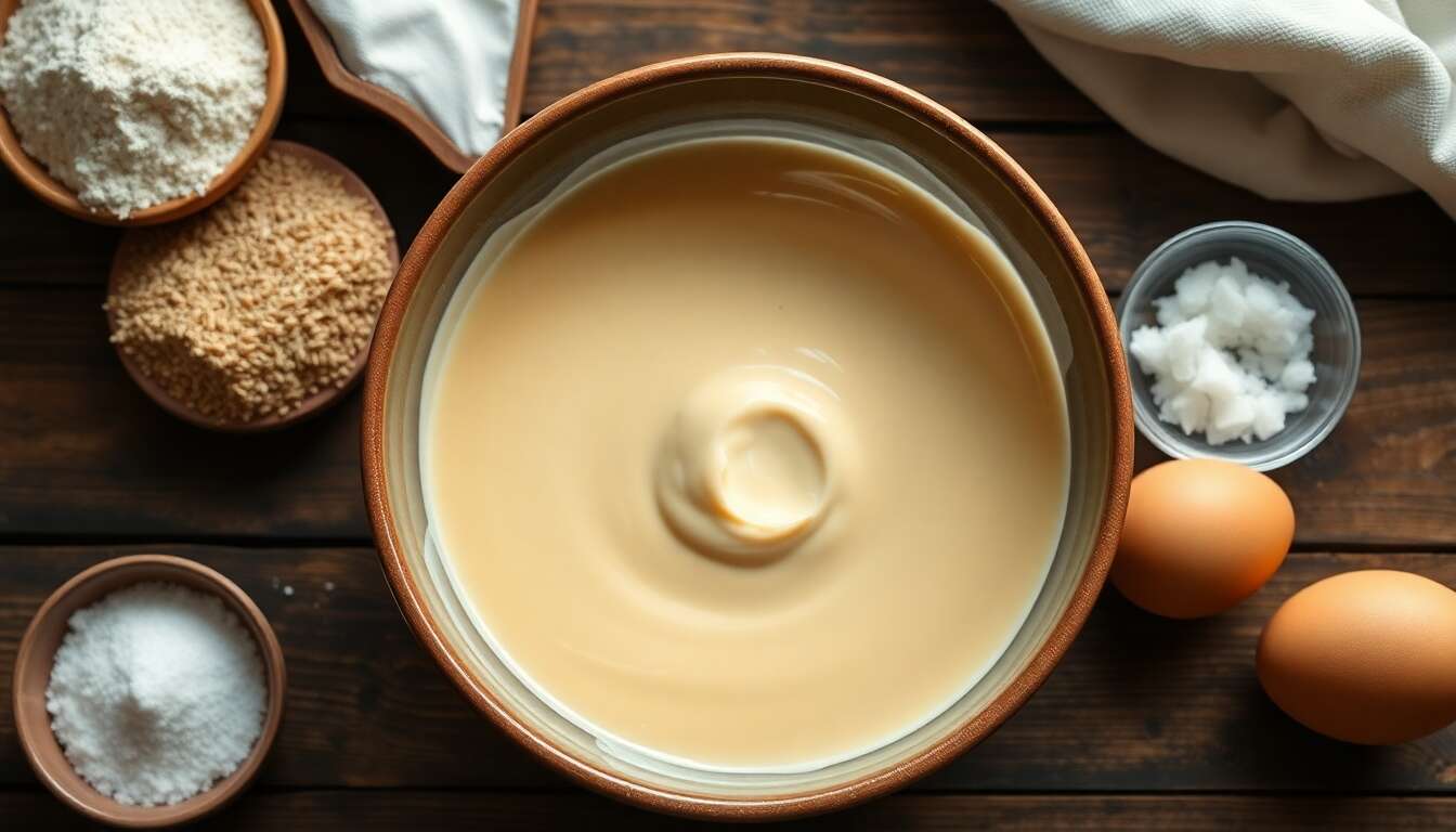 Recette de pâte à crêpes salée facile et rapide