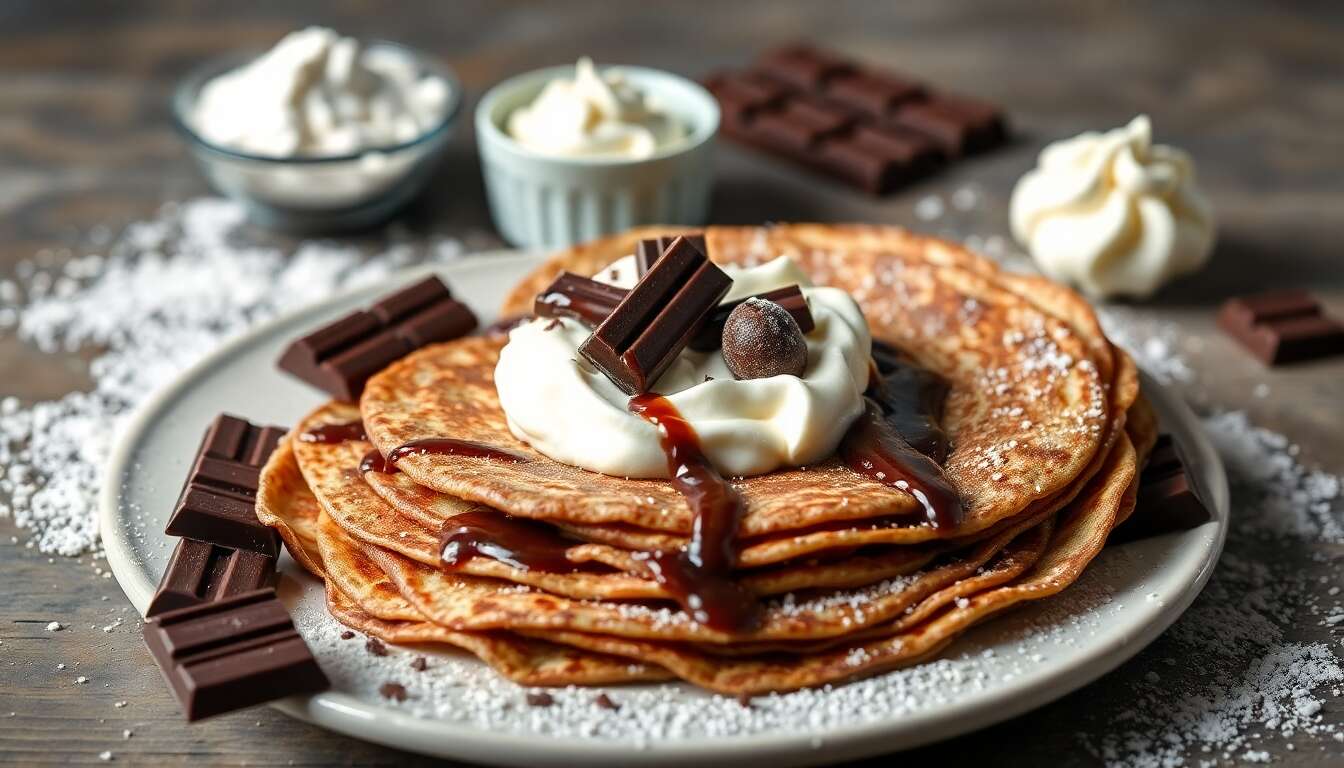 Maki de crêpes au chocolat simple : recette gourmande