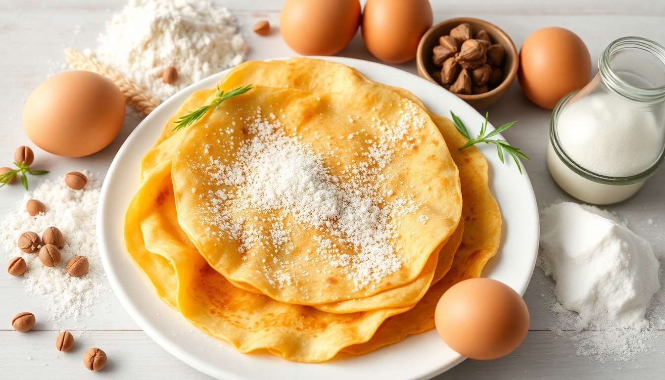 Crêpes aux quatre farines : une recette originale et savoureuse