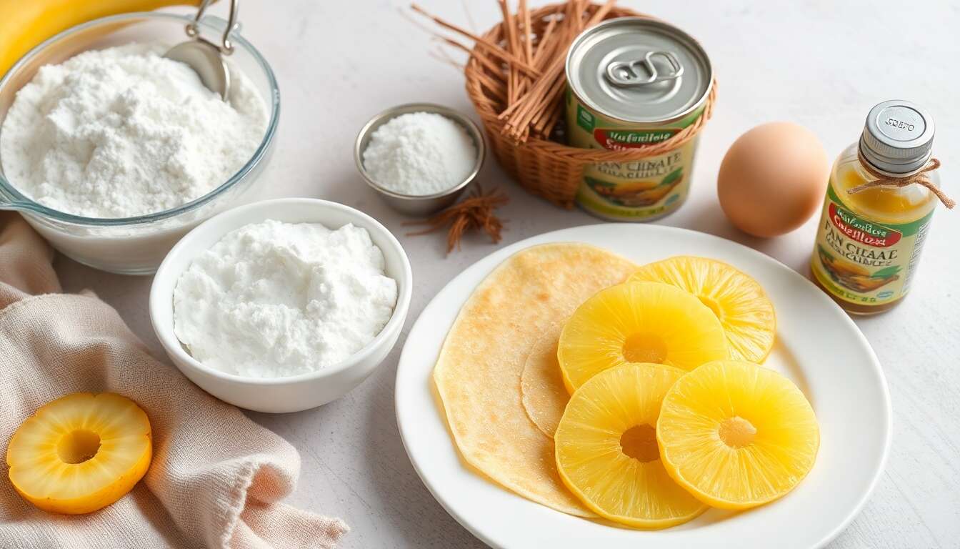 Crêpes à l'ananas et au safran : recette exotique et savoureuse