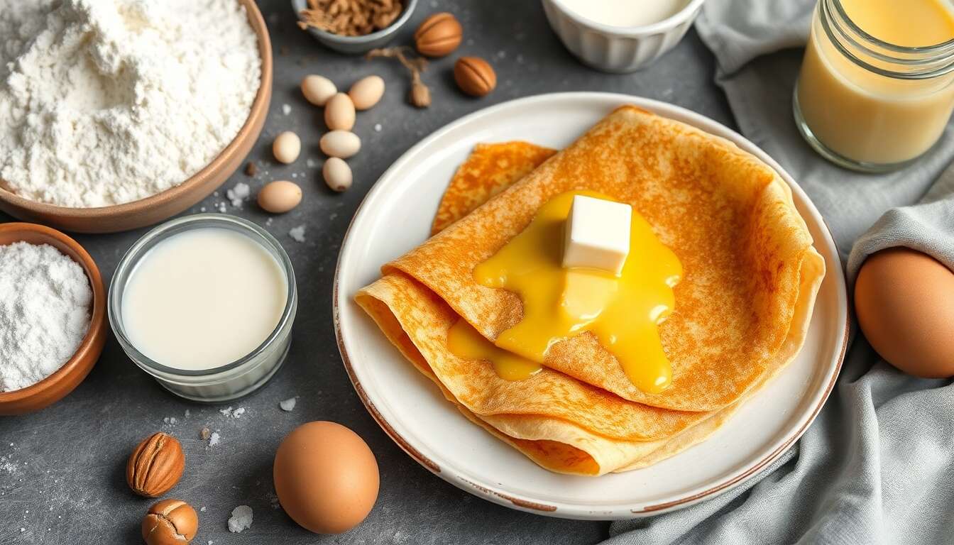 Crêpes garnies au beurre de noisette : une délicieuse recette à essayer