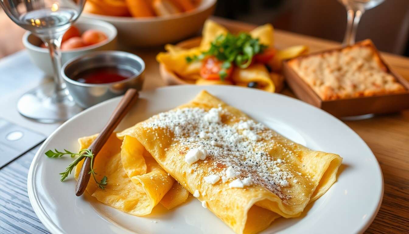 Crêpes roulées au saumon fumé et Vache qui rit : recette savoureuse