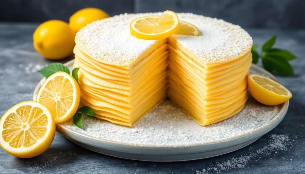 Gâteau de crêpes au citron : recette gourmande et facile