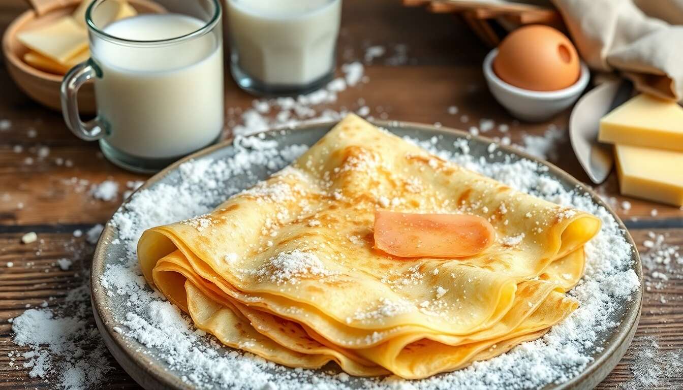 Crêpes bretonnes au jambon : la recette authentique