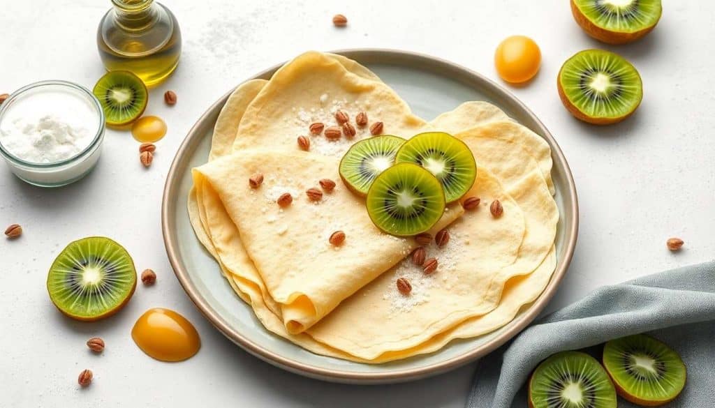 Crêpes aux kiwis : une recette gourmande et originale