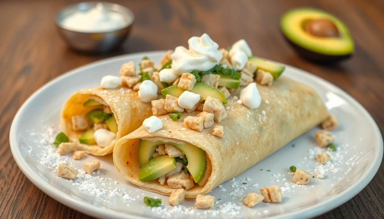 Makis de crêpes à l'avocat, thon et cream cheese : recette facile