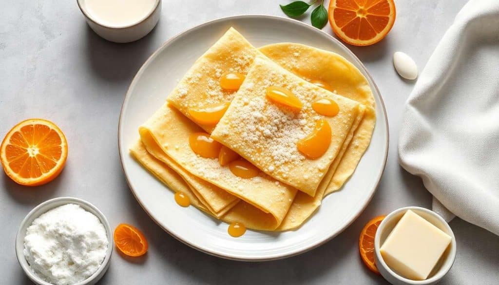 Crêpes au beurre de clémentines et Curaçao : une recette gourmande