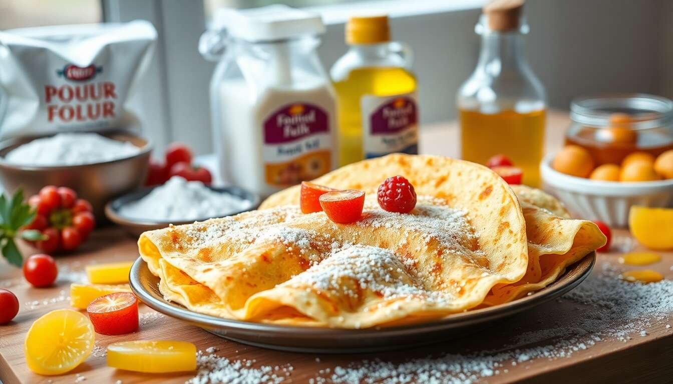 Cornets de crêpes mendiants : recette aux fruits confits
