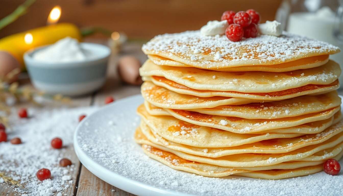 Crêpes à la Maïzena : légèreté garantie pour la Chandeleur