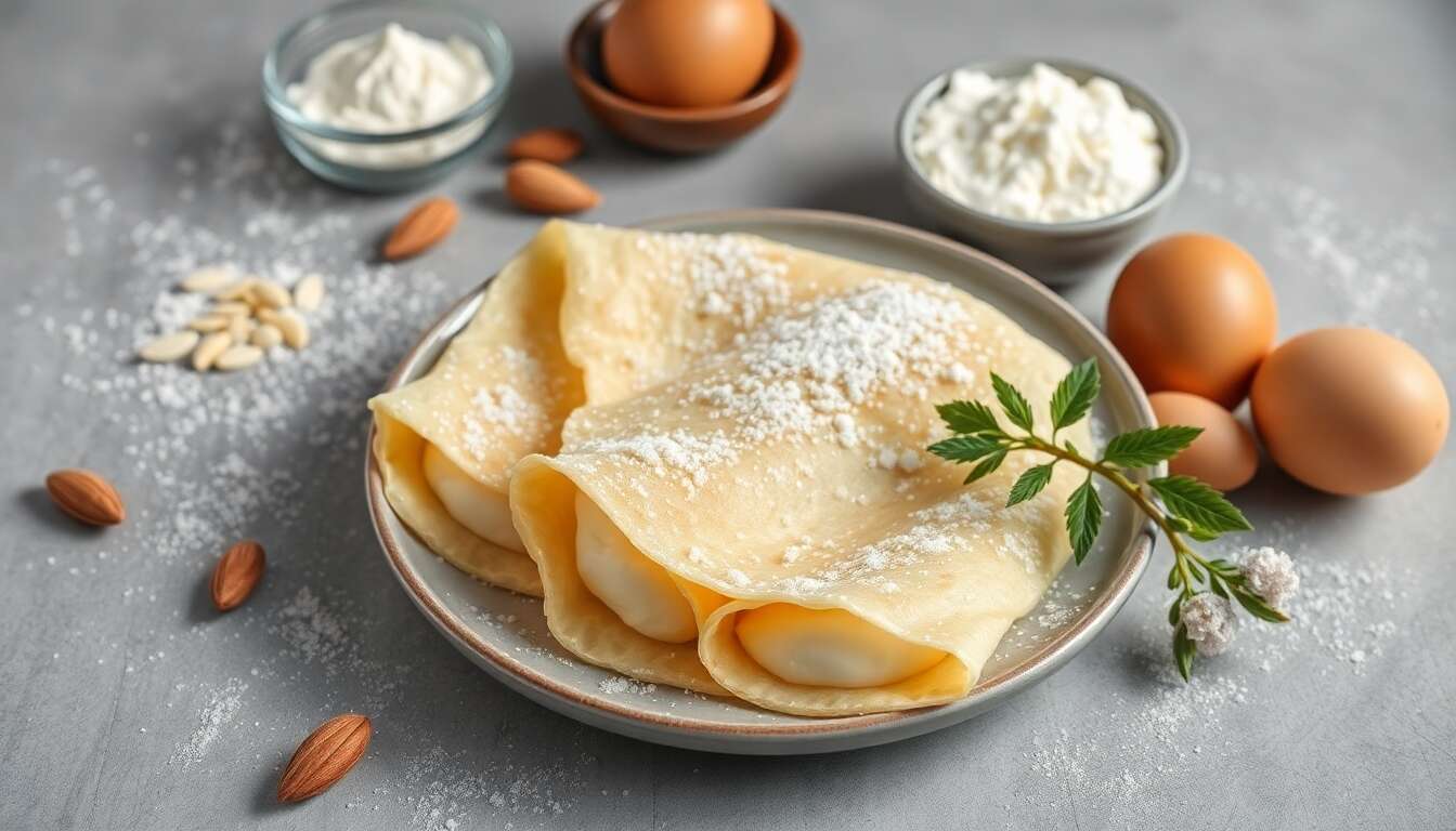 Crêpes fourrées à la frangipane : une recette gourmande
