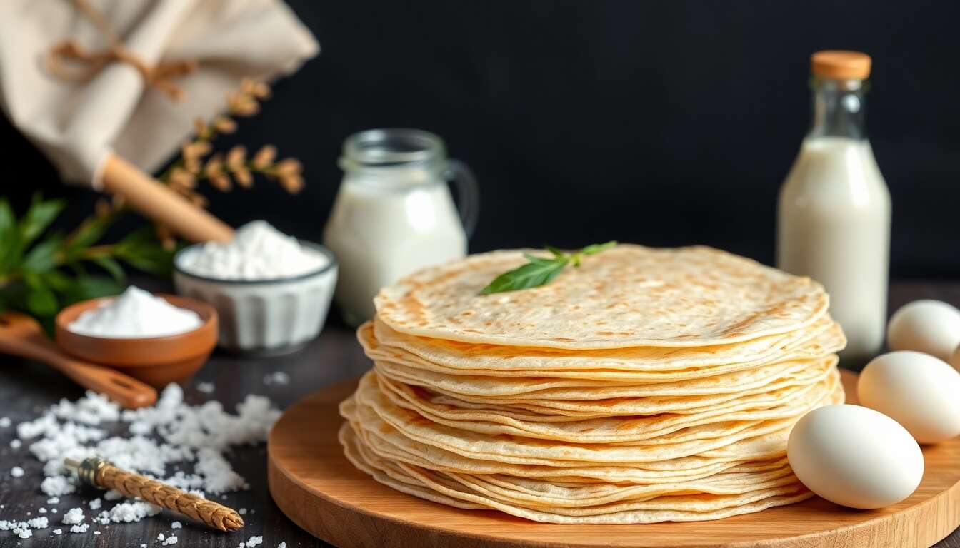 Crêpes à la farine de blé complet : recette savoureuse et saine