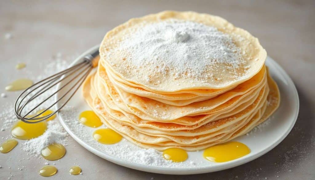Pâte à crêpe sans sucre : recette facile et légère