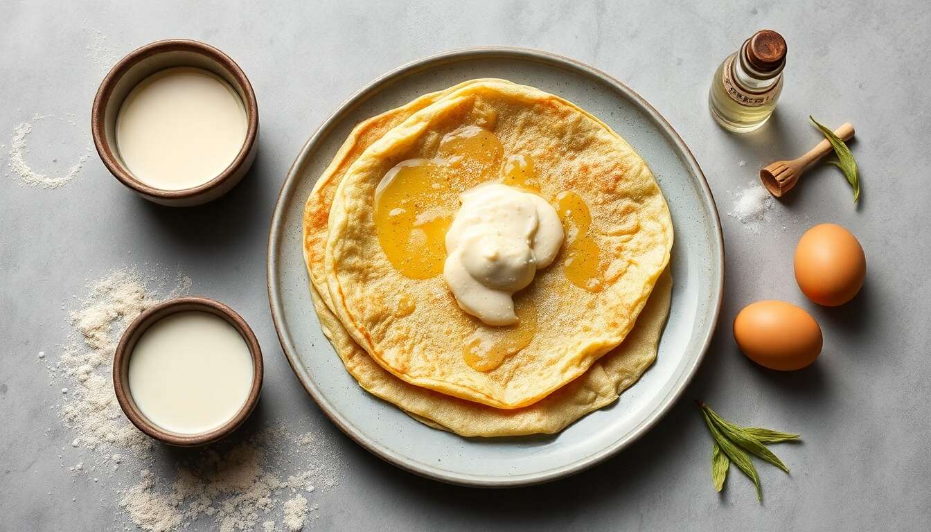 Crêpes salées au miso et poireaux : une recette savoureuse