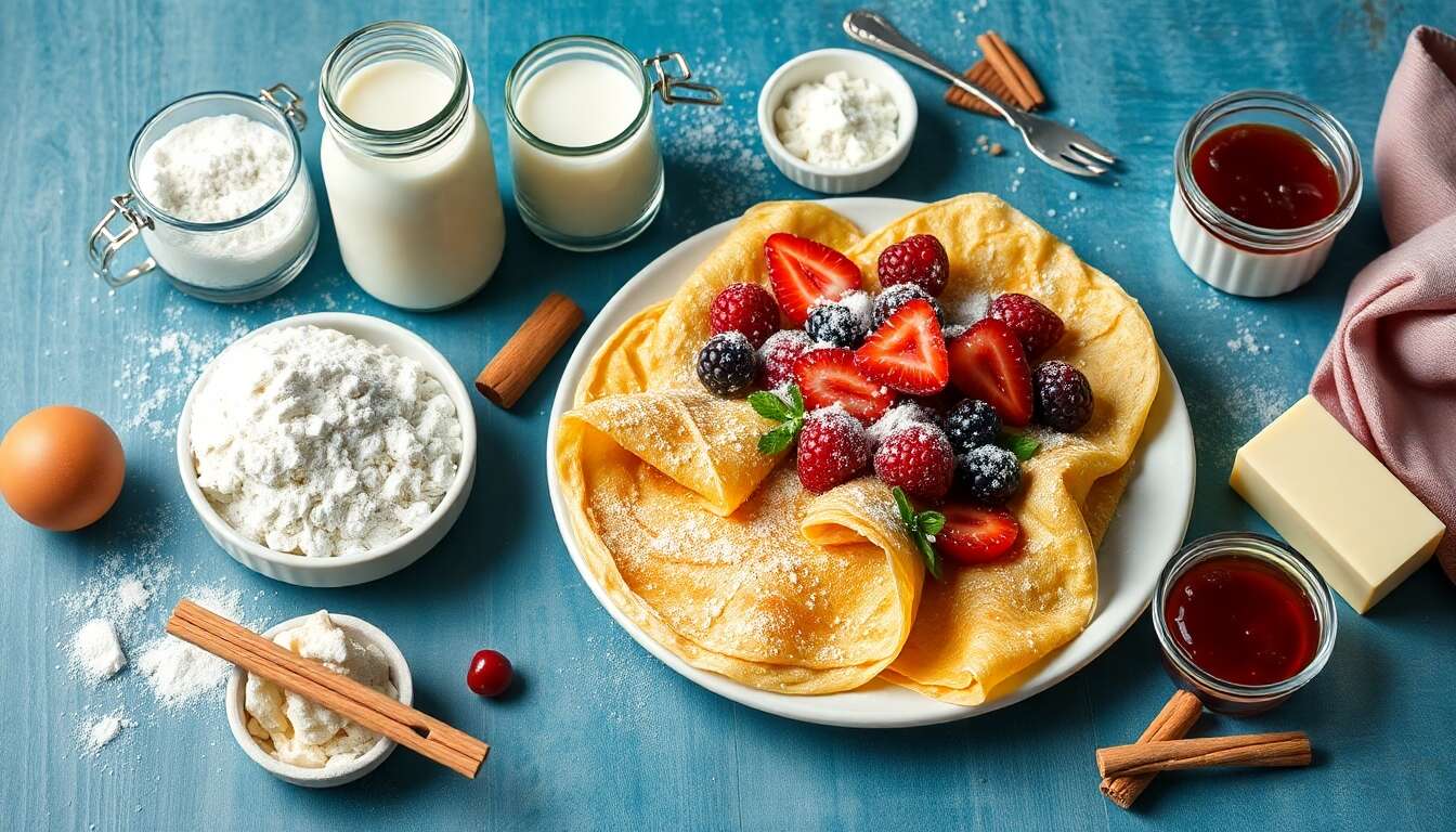 Crêpes aux fruits et cannelle : une recette gourmande